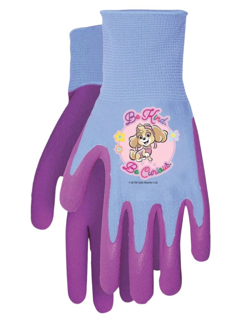 PAW Patrol Skye Kids Garden Gripping Gloves Blue Purple NWT